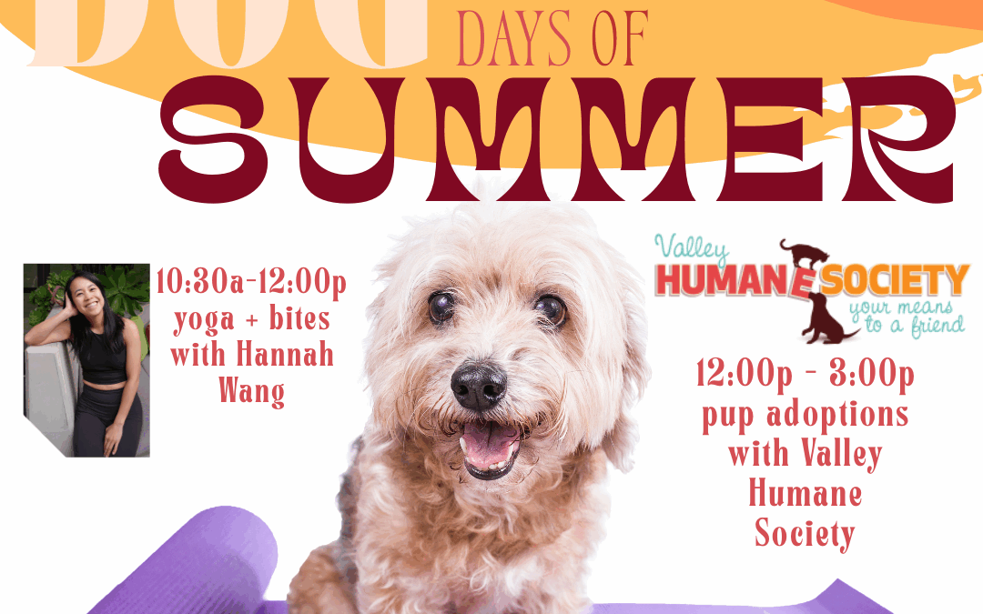 (downward) Dog Days of Summer | Adoption Event at Omega Road Winery